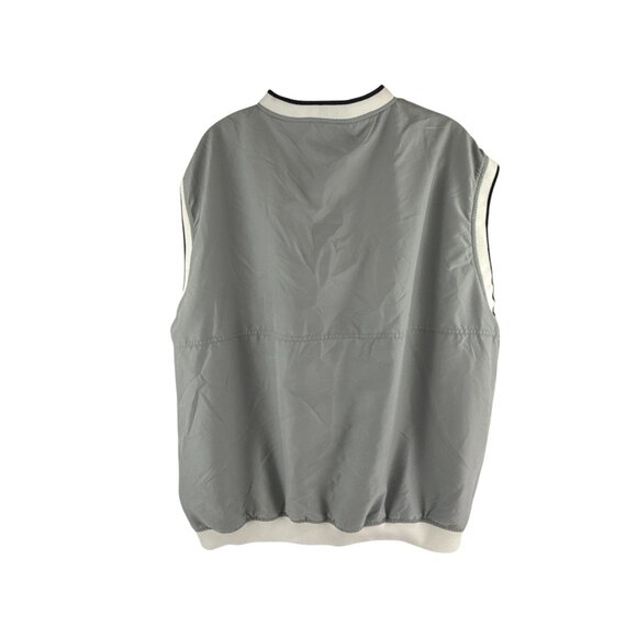 American Crown Golf Vest 2XL Gray Massachusetts Windbreaker Sleeveless - Picture 6 of 11